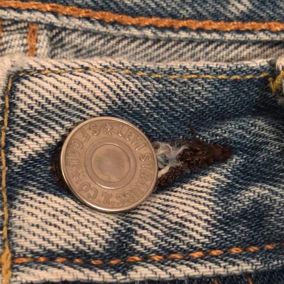 Levi's Mens size 34, 511 Slim-Fit Distressed, patch up Jeans - Picture 8 of 8